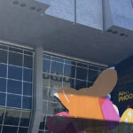 Exterior signage in front of the Golden 1 Center in Sacramento, California