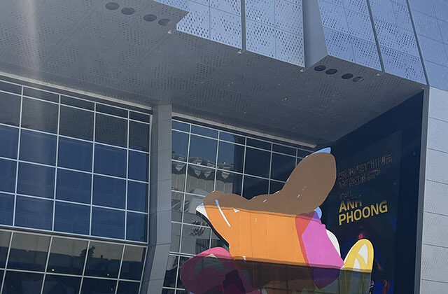 Exterior signage in front of the Golden 1 Center in Sacramento, California