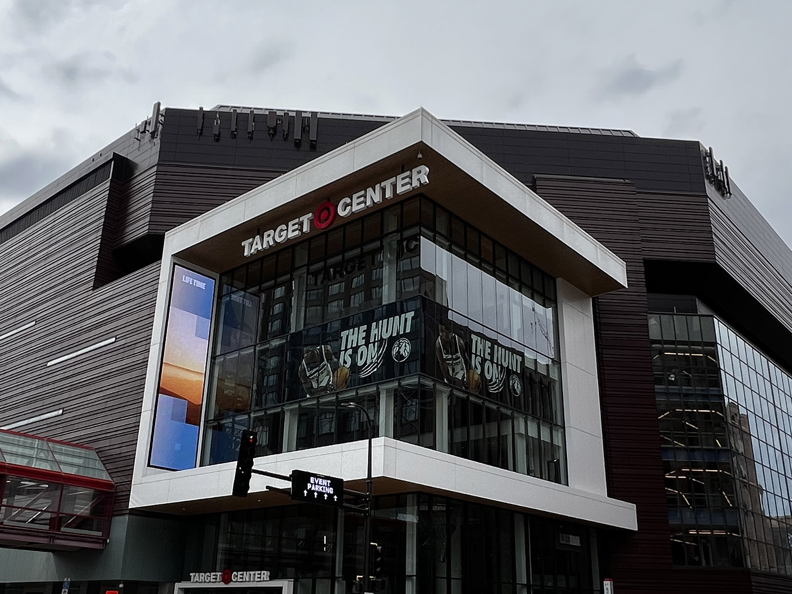 Exterior façade of the Target Center in Minneapolis, Minnesota