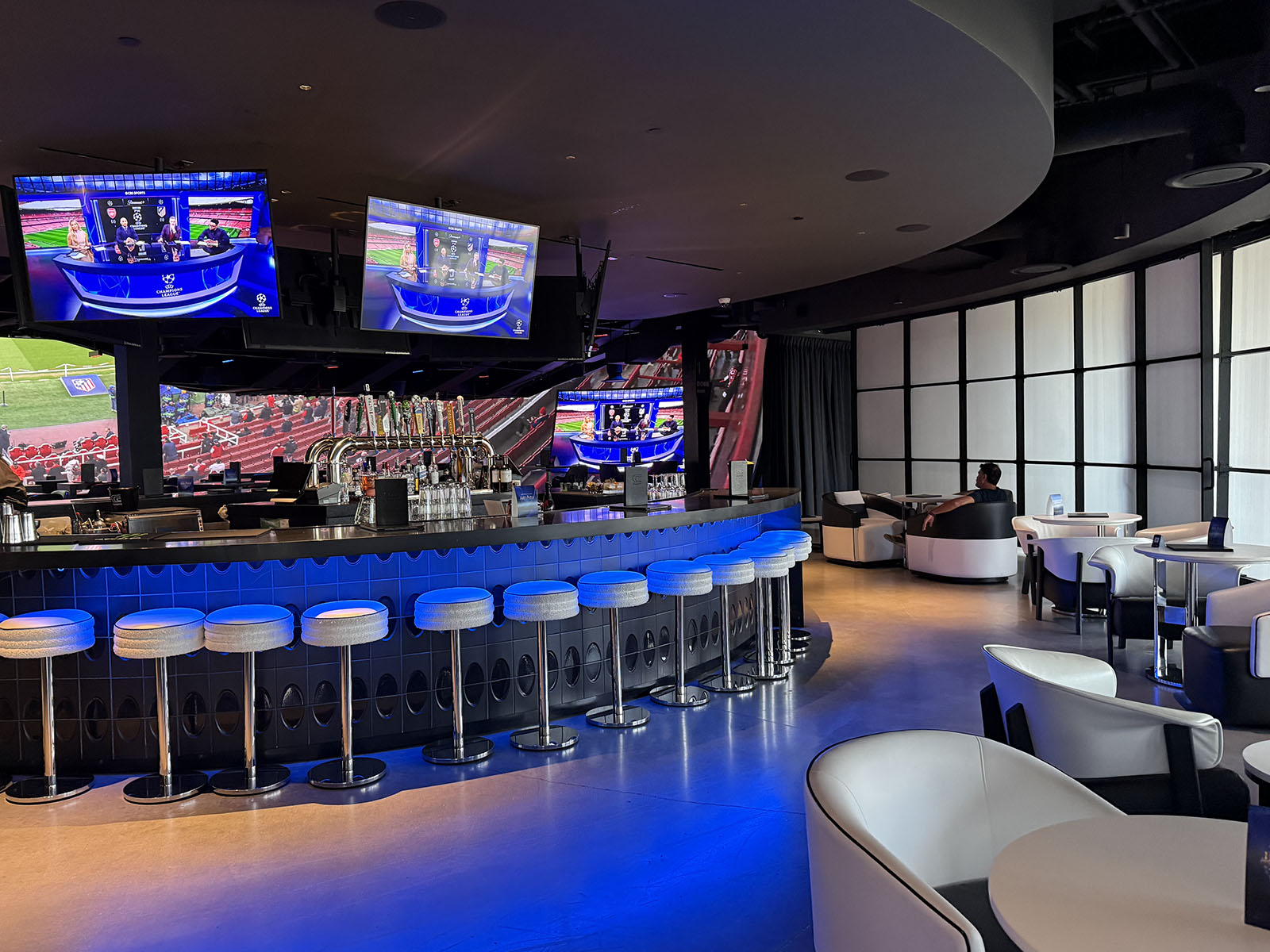 One of several bars inside Cosm Los Angeles